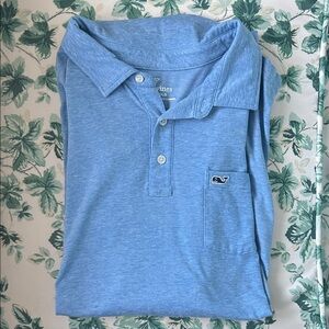 Vineyard Vines Men's Light Blue Polo Shirt